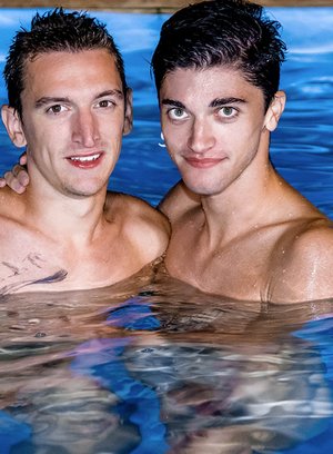 Cute Gay Matteo Lavigne,Baptiste Garcia,